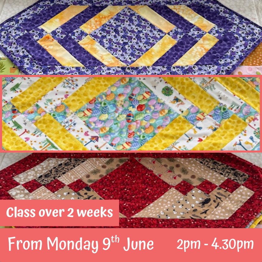 Scrap Buster Table Runner 2 Week Class